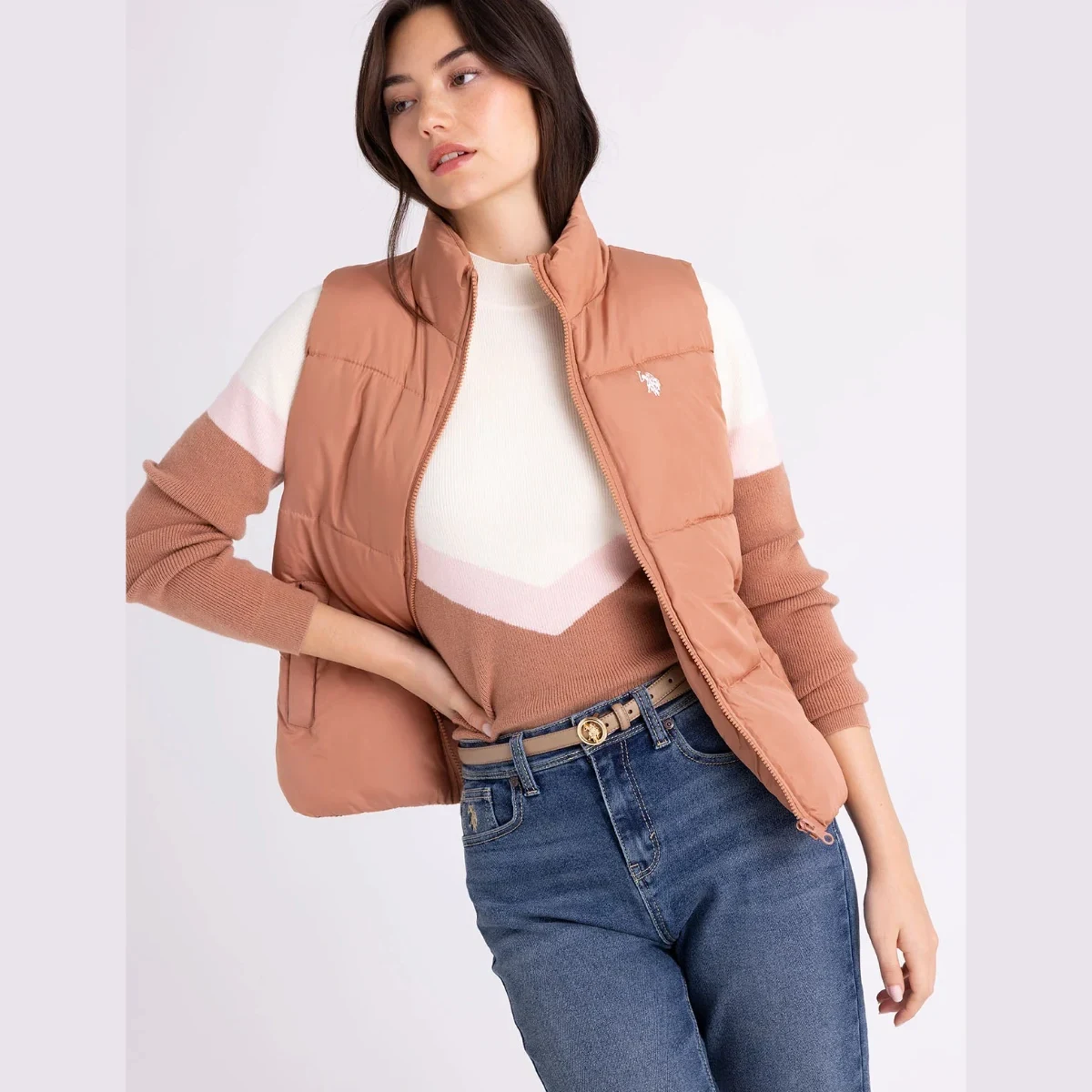 Chaleco acolchado U.S. Polo ASSN para mujer
