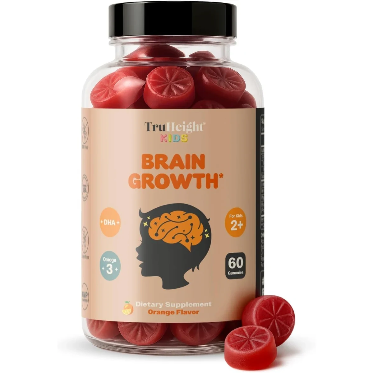 Gomitas TruHeight para crecimiento cerebral infantil