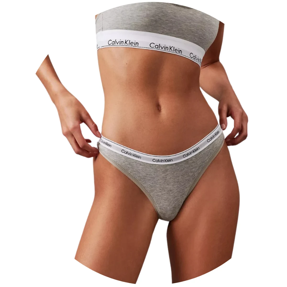 Tanga de hilo Calvin Klein