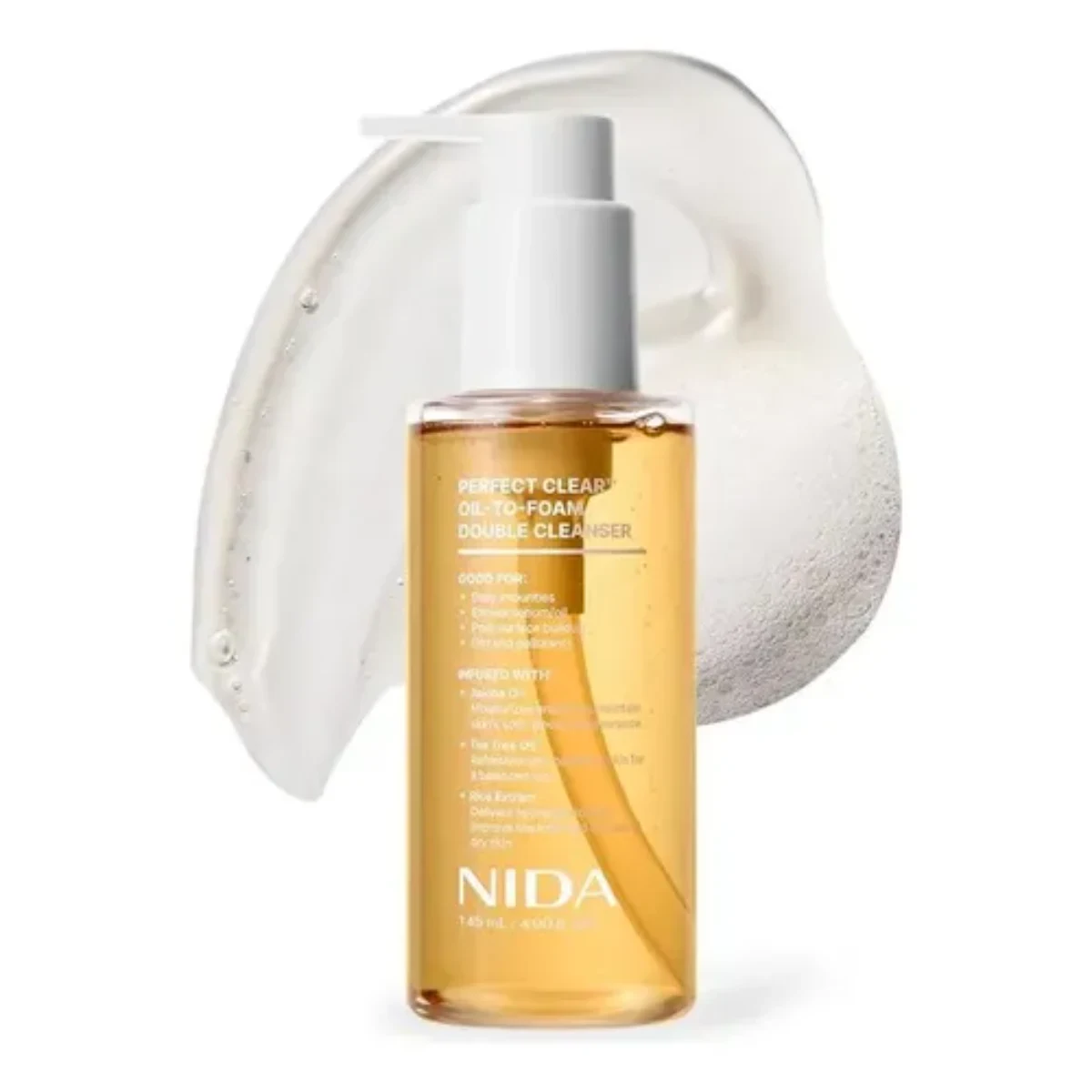 Limpiador Facial Doble Nida Perfectclear de aceite a espuma