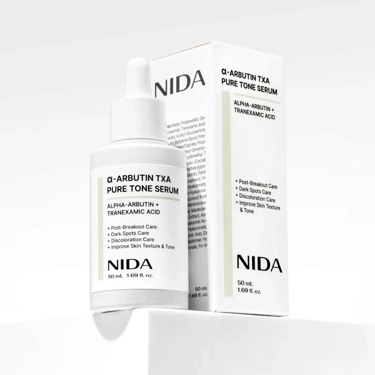 Suero facial Nida con α-Arbutin TXA