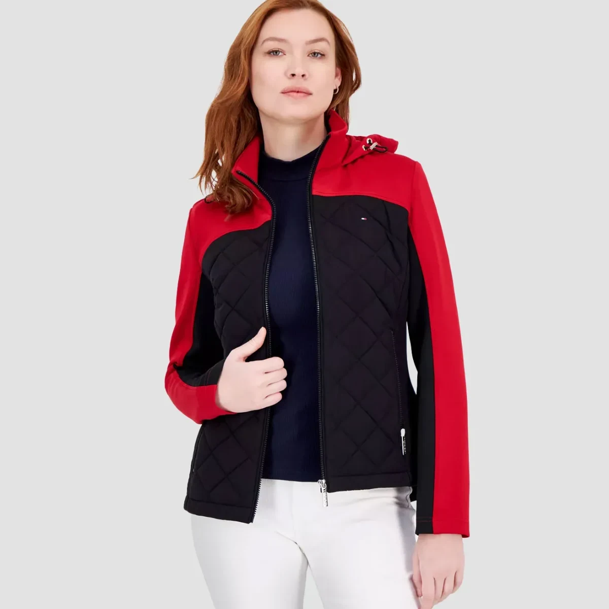 Casaca Tommy Hilfiger acolchada para mujer